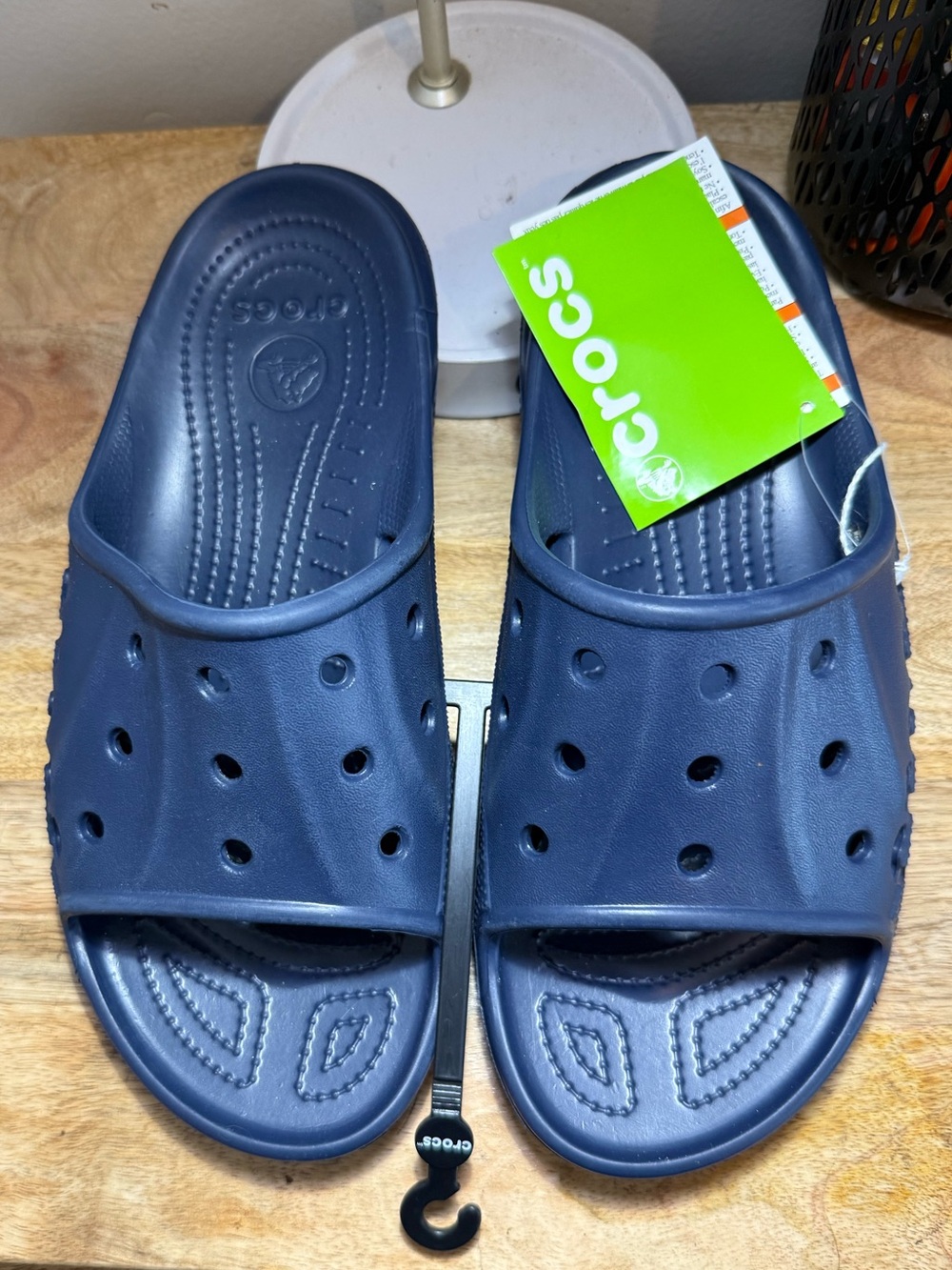 Crocs Baya Slide Navy Unisex Sandals Size M10/W12 NWT